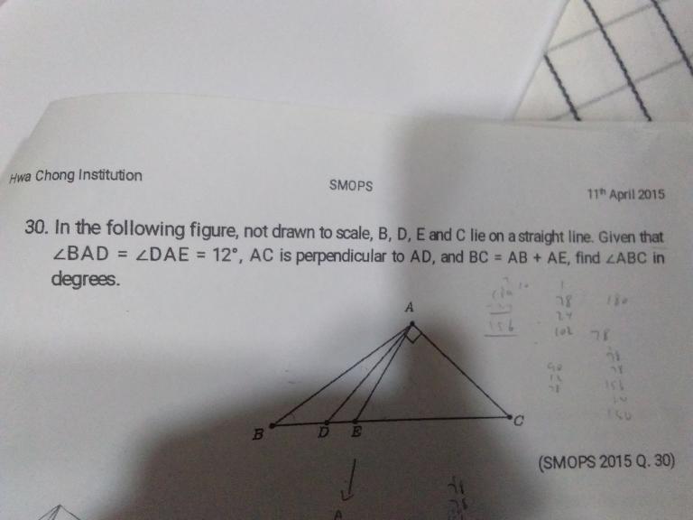 SMOPS 2015 No.30 Geometry Addition Reflection Trick