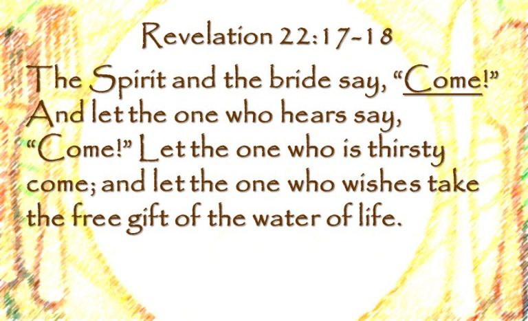 All Things New – Water of Life – Salvation from the Lake of Fire