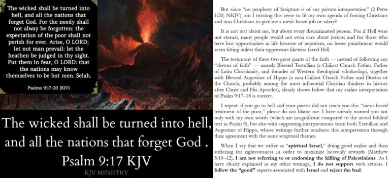 When Merit Is Ignored: Psalm 9:17–18, Justice, and the Fate of the Wicked