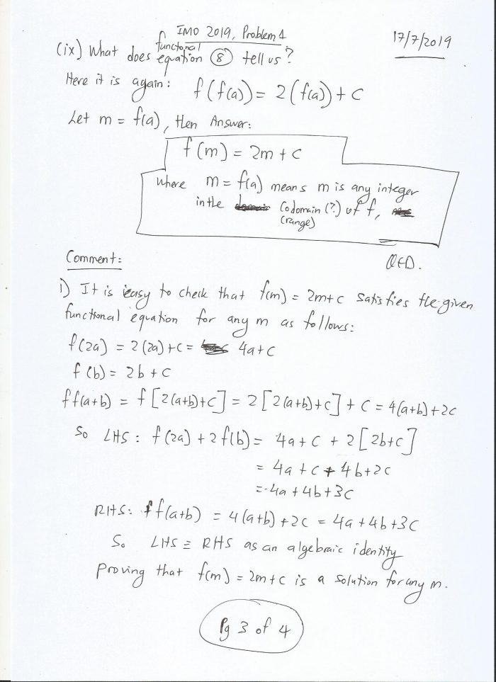 International Mathematical Olympiad IMO 2019 Problem 1 – Anonymous